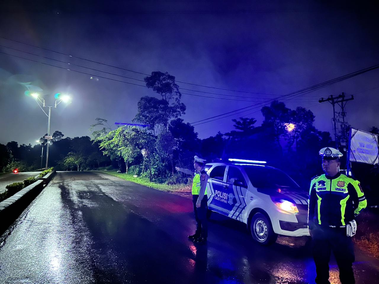 Patroli lantas dalam memberikan rasa aman dan nyaman pada masyarakat